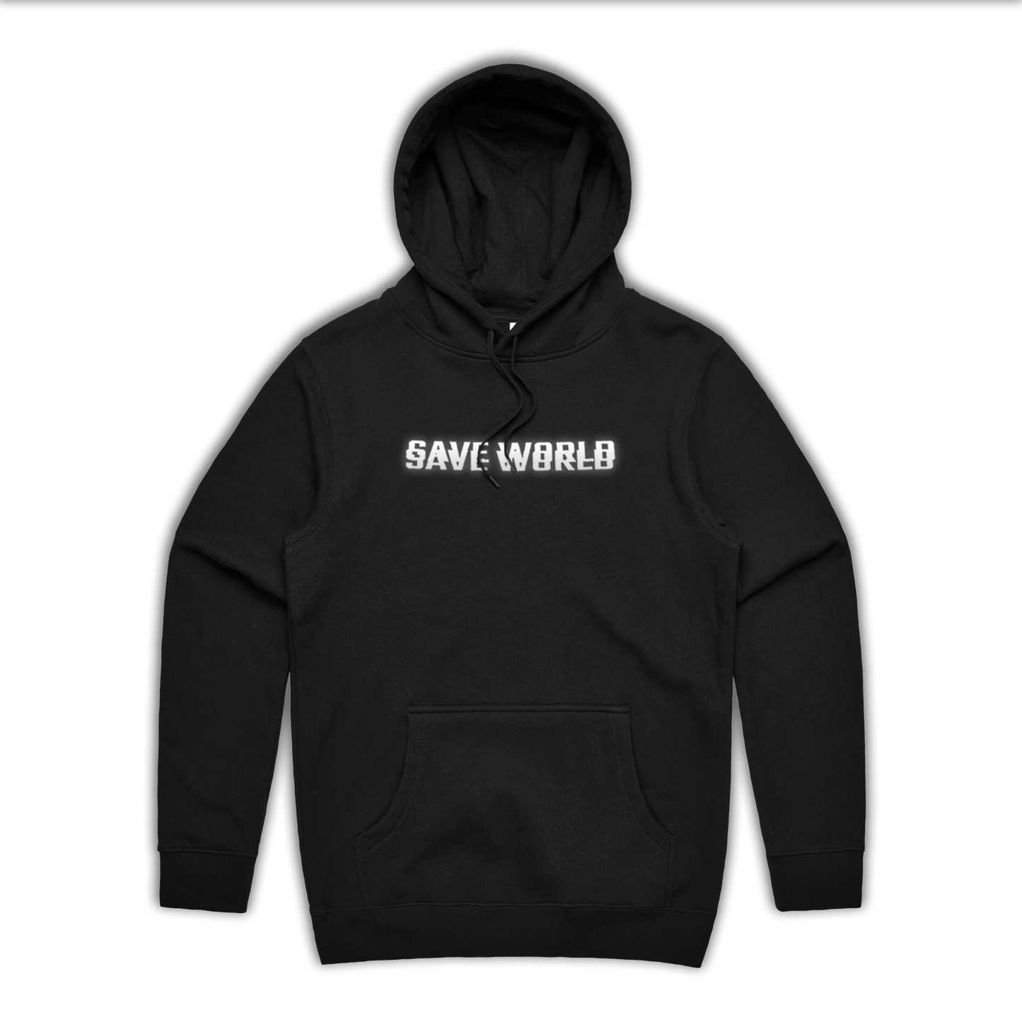 Black Save World Hoodie